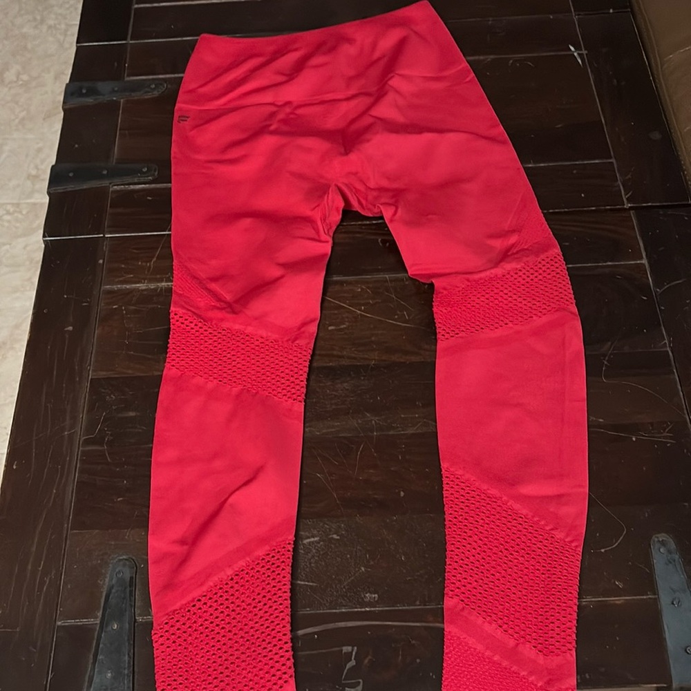 Fabletics red leggings